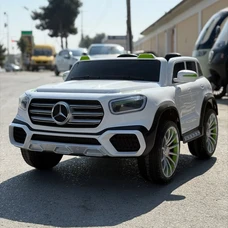 Двухместный детский электромобиль M 6379EBLR-1 белый Mercedes фото 21