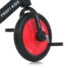 Детский велосипед - беговел Prof1 Kids 12д. MBB 1012-3, 2 в 1, черно-красный фото 16