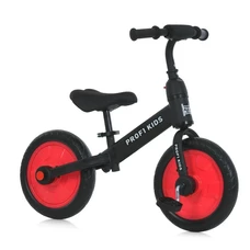 Детский велосипед - беговел Prof1 Kids 12д. MBB 1012-3, 2 в 1, черно-красный фото 37