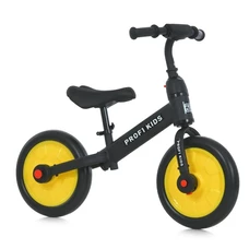 Детский велосипед - беговел Prof1 Kids 12д. MBB 1012-4, 2 в 1, черно-желтый фото 21