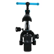 Детский велосипед - беговел Prof1 Kids 10/8д. MBB 1008 blue green, черно-голубой, 3 в 1 фото 14