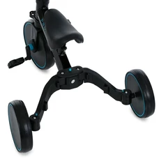 Детский велосипед - беговел Prof1 Kids 10/8д. MBB 1008 blue green, черно-голубой, 3 в 1 фото 16