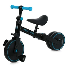 Детский велосипед - беговел Prof1 Kids 10/8д. MBB 1008 blue green, черно-голубой, 3 в 1 фото 63