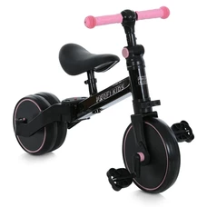 Детский велосипед - беговел Prof1 Kids 10/8д. MBB 1008 pink, черно-розовый, 3 в 1
