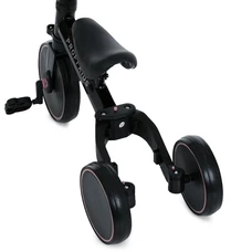 Детский велосипед - беговел Prof1 Kids 10/8д. MBB 1008 pink, черно-розовый, 3 в 1 фото 63