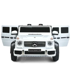 Двухместный детский электромобиль M 6150 AL-1 (24V) джип, белый, Mercedes-Maybach фото 14