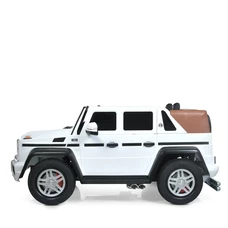 Двухместный детский электромобиль M 6150 AL-1 (24V) джип, белый, Mercedes-Maybach фото 37
