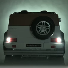 Двухместный детский электромобиль M 6150 AL-1 (24V) джип, белый, Mercedes-Maybach фото 54