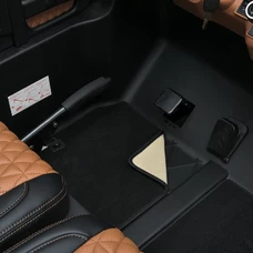 Двухместный детский электромобиль M 6150 AL-2 (24V) джип, черный, Mercedes-Maybach фото 11