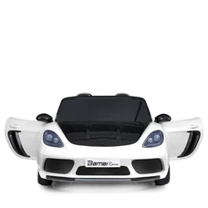Двухместный детский электромобиль M 5737 AL-1 (48V) белый, Porsche, мотор 600W фото 14