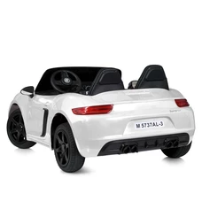 Двухместный детский электромобиль M 5737 AL-1 (48V) белый, Porsche, мотор 600W фото 21