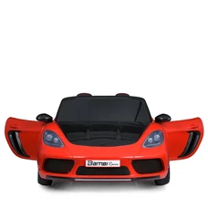 Двухместный детский электромобиль M 5737 AL-3 (48V) красный, Porsche, мотор 600W фото 14