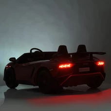 Двухместный детский электромобиль M 5738 AL-1 белый, Lamborghini, мотор 200W фото 54