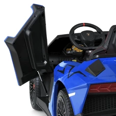 Двухместный детский электромобиль M 5738 AL-4 синий, Lamborghini, мотор 200W фото 31