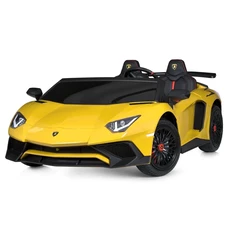 Двухместный детский электромобиль M 5738 AL-6 желтый, Lamborghini, мотор 200W