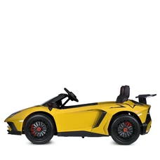 Двухместный детский электромобиль M 5738 AL-6 желтый, Lamborghini, мотор 200W фото 37