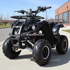 Квадроцикл Prof1 HB-EATV 1000D-2 (MP3) черный, мотор 1000W, 4 аккумулятора