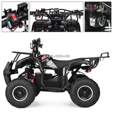 Квадроцикл Prof1 HB-EATV 1000D-2 (MP3) черный, мотор 1000W, 4 аккумулятора фото 63