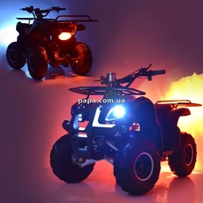 Квадроцикл Prof1 HB-EATV 1000D-2 (MP3) черный, мотор 1000W, 4 аккумулятора фото 71