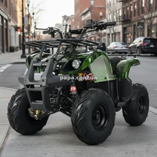 Квадроцикл Prof1 HB-EATV 1000D-10 (MP3) зеленый, мотор 1000W, 4 аккумулятора