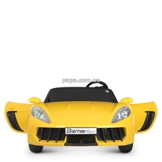 Двухместный детский электромобиль M 4055 AL-6 желтый, Porsche, мотор 180W фото 14