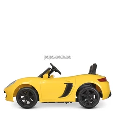 Двухместный детский электромобиль M 4055 AL-6 желтый, Porsche, мотор 180W фото 41