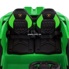 Детский электромобиль M 6151 AL-5 (24V) двухместный Lamborghini, зеленый, мотор 200W фото 53