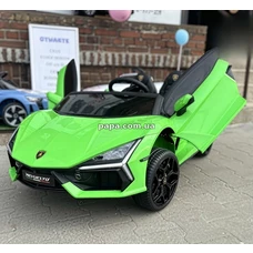 Детский электромобиль M 6151 AL-5 (24V) двухместный Lamborghini, зеленый, мотор 200W фото 21