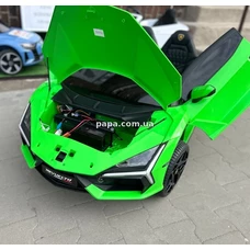 Детский электромобиль M 6151 AL-5 (24V) двухместный Lamborghini, зеленый, мотор 200W фото 41