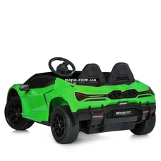 Детский электромобиль M 6151 AL-5 (24V) двухместный Lamborghini, зеленый, мотор 200W фото 63