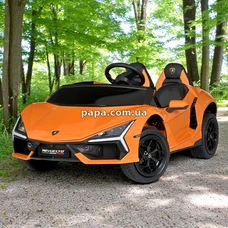 Детский электромобиль M 6151 AL-7 (24V) двухместный Lamborghini, оранжевый, мотор 200W