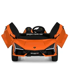 Детский электромобиль M 6151 AL-7 (24V) двухместный Lamborghini, оранжевый, мотор 200W фото 14
