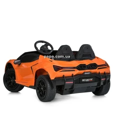 Детский электромобиль M 6151 AL-7 (24V) двухместный Lamborghini, оранжевый, мотор 200W фото 21
