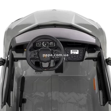 Детский электромобиль M 6151 AL-11 (24V) двухместный Lamborghini, серый, мотор 200W фото 16