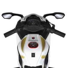 Детский мотоцикл M 5806 EL-1 белый, Kawasaki, два мотора фото 54