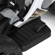 Детский мотоцикл M 5806 EL-1 белый, Kawasaki, два мотора фото 63