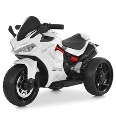 Детский мотоцикл M 6266 EL-1 на аккумуляторе, белый, музыка, свет, Bluetooth фото 14