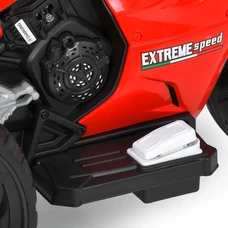 Детский мотоцикл M 6266 EL-3 на аккумуляторе, красный, музыка, свет, Bluetooth фото 92