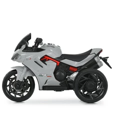 Детский мотоцикл M 6266 EL-11 на аккумуляторе, серый, музыка, свет, Bluetooth фото 41