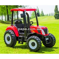 Детский электромобиль трактор M 4643 EBLR-3 (24V) красный, 2 мотора по 200W фото 14