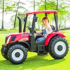 Детский электромобиль трактор M 4643 EBLR-3 (24V) красный, 2 мотора по 200W фото 21