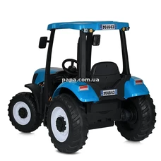 Детский электромобиль трактор M 4643 EBLR-4 (24V) синий, 2 мотора по 200W фото 16