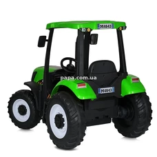Детский электромобиль трактор M 4643 EBLR-5 (24V) зеленый, 2 мотора по 200W фото 16