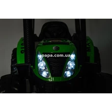 Детский электромобиль трактор M 4643 EBLR-5 (24V) зеленый, 2 мотора по 200W фото 18