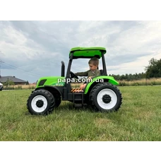 Детский электромобиль трактор M 4643 EBLR-5 (24V) зеленый, 2 мотора по 200W фото 37