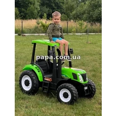 Детский электромобиль трактор M 4643 EBLR-5 (24V) зеленый, 2 мотора по 200W фото 41