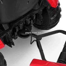 Детский электромобиль трактор M 6260 EBLR-3 (24V) с прицепом, пульт управления, красный фото 11