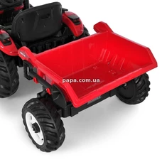 Детский электромобиль трактор M 6260 EBLR-3 (24V) с прицепом, пульт управления, красный фото 53