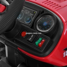 Детский электромобиль трактор M 6260 EBLR-3 (24V) с прицепом, пульт управления, красный фото 18