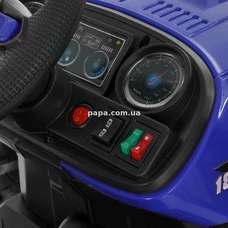 Детский электромобиль трактор M 6260 EBLR-4 (24V) с прицепом, пульт управления, синий фото 31